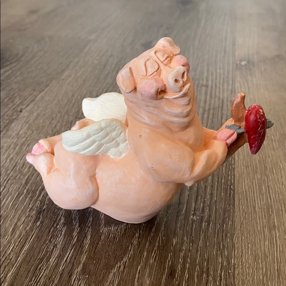 Ceramic Pig Figurine - Picture 1 of 12